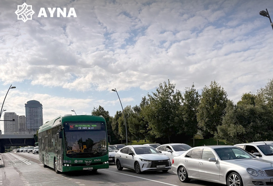 Bakının daha iki küçəsində avtobuslar üçün xüsusi hərəkət zolağı təşkil edilib