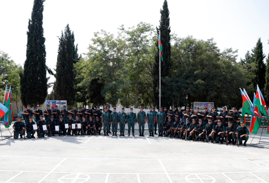 Şəmkirdə əsaslı təmir olunan sərhəd zastavası xidməti istifadəyə verilib