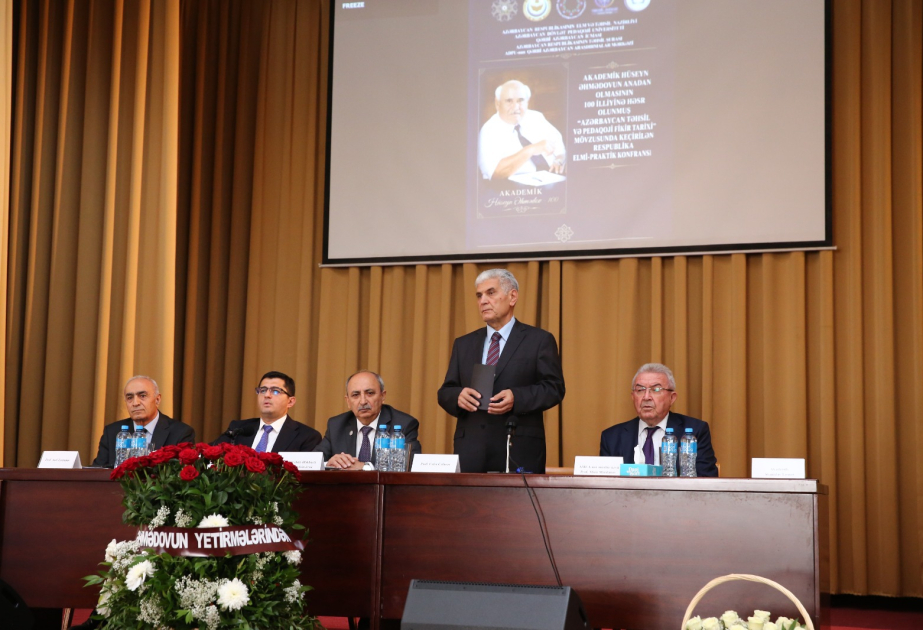 Akademik Hüseyn Əhmədovun 100 illiyinə həsr olunmuş konfrans