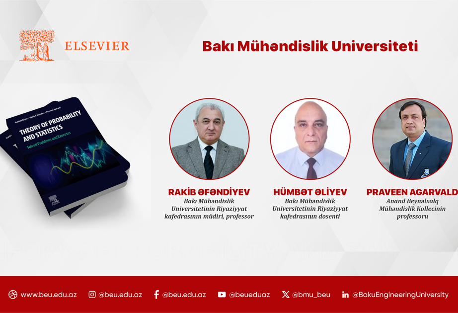 BMU alimlərinin kitabı “Elsevier” nəşriyyatında işıq üzü görəcək