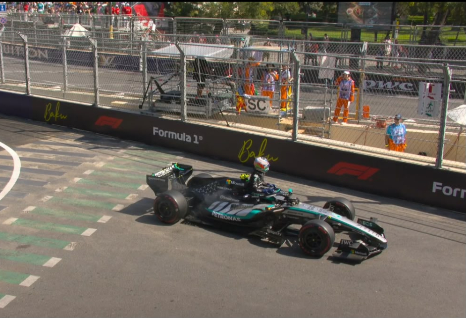 Formula 1: “Mercedes” pilotunun idarə etdiyi boliddə problem aşkarlanıb
