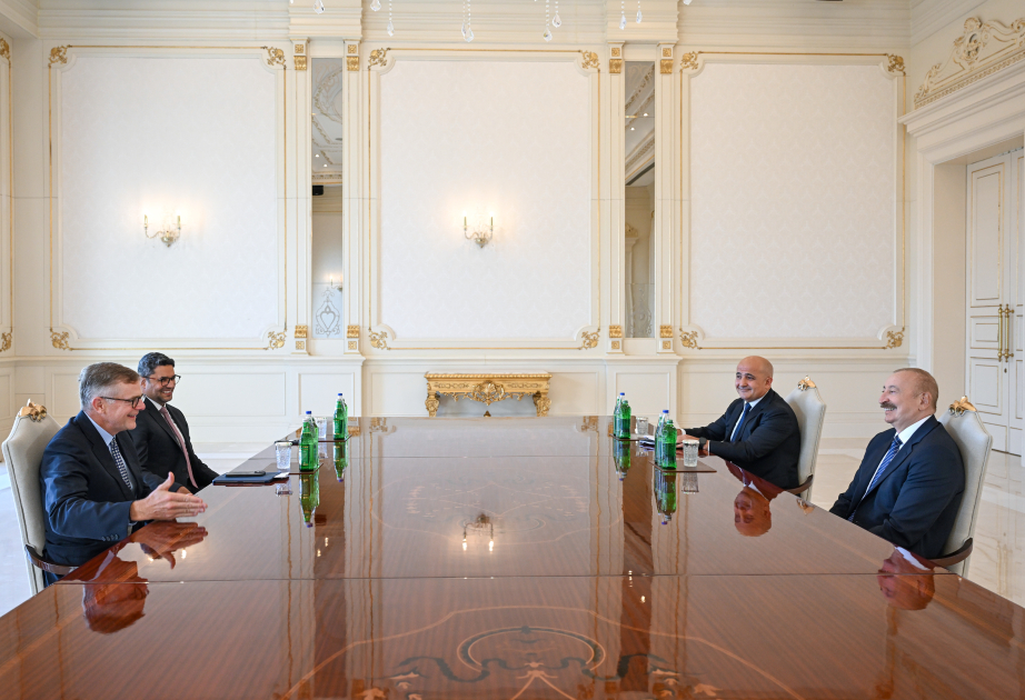 Präsident Ilham Aliyev empfängt Vorsitzenden und CEO von Neuberger Berman VIDEO