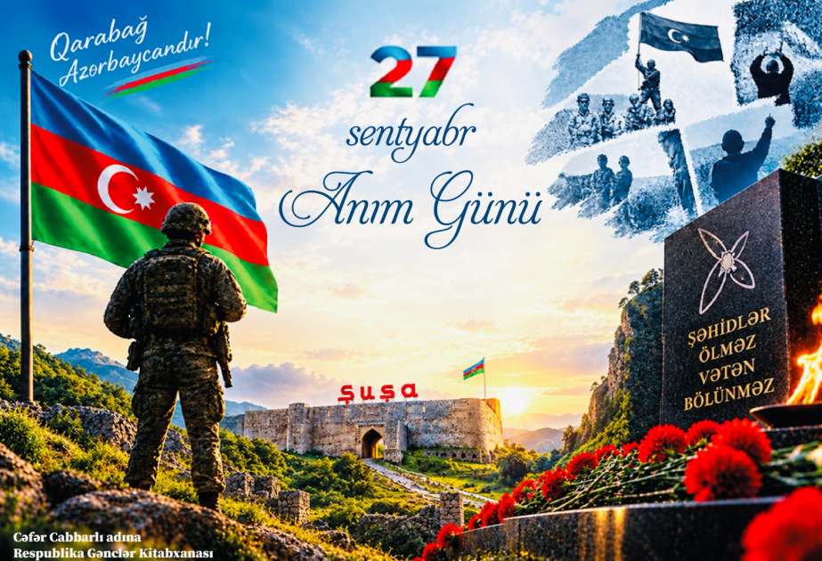 Gənclər Kitabxanasında Anım Gününə həsr olunmuş sərgi hazırlanıb