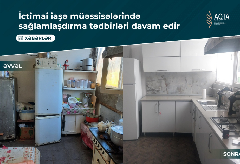İctimai iaşə müəssisələrində sağlamlaşdırma tədbirləri davam edir