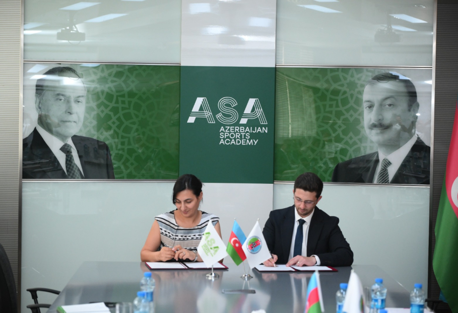 Azərbaycan İdman Akademiyası və Güləş Federasiyası arasında əməkdaşlıq memorandumu imzalanıb