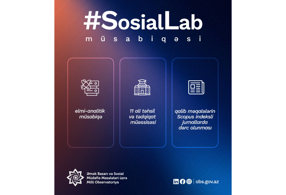 Milli Observatoriya yeni SosialLab elmi-analitik müsabiqə keçirir