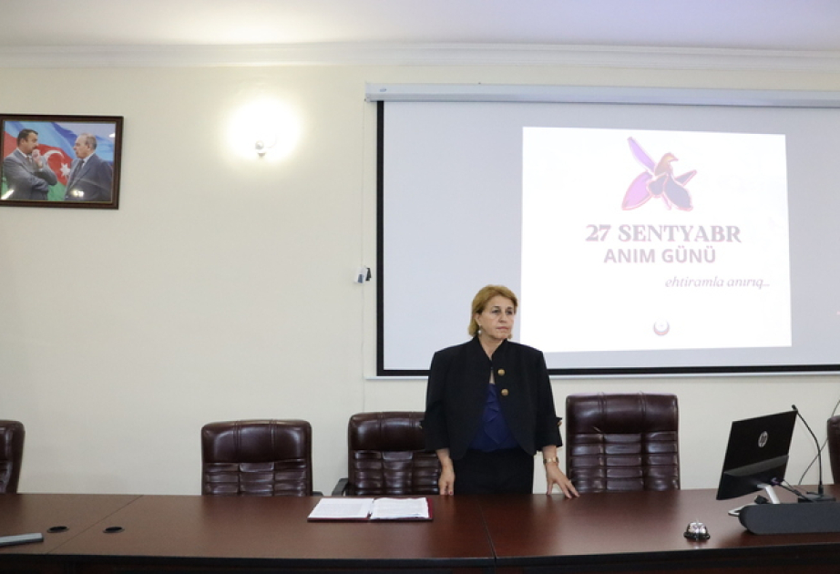İradə Hüseynova: Şəhidlərin həyat və döyüş yolunun gənc nəslə çatdırılması böyük əhəmiyyət daşıyır