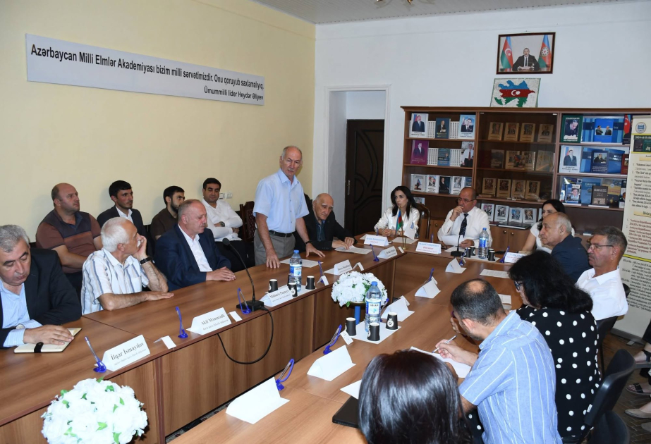 AMEA-nın Şəki Regional Elmi Mərkəzində konseptual turizm modeli təqdim edilib