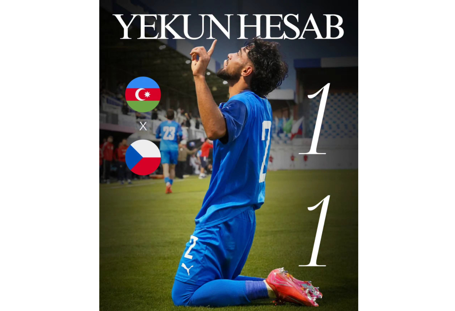 Azərbaycanın U-21 millisi Çexiya ilə heç-heçə edib