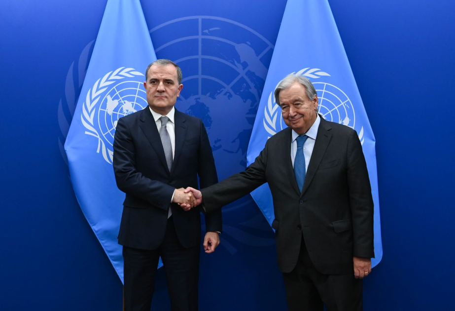 Azerbaijan’s FM meets with UN Secretary-General in New York