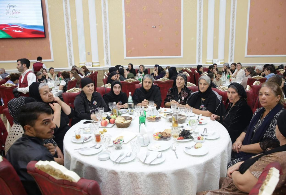 Xaçmazda Anım Günü ilə əlaqədar ehsan süfrəsi açılıb