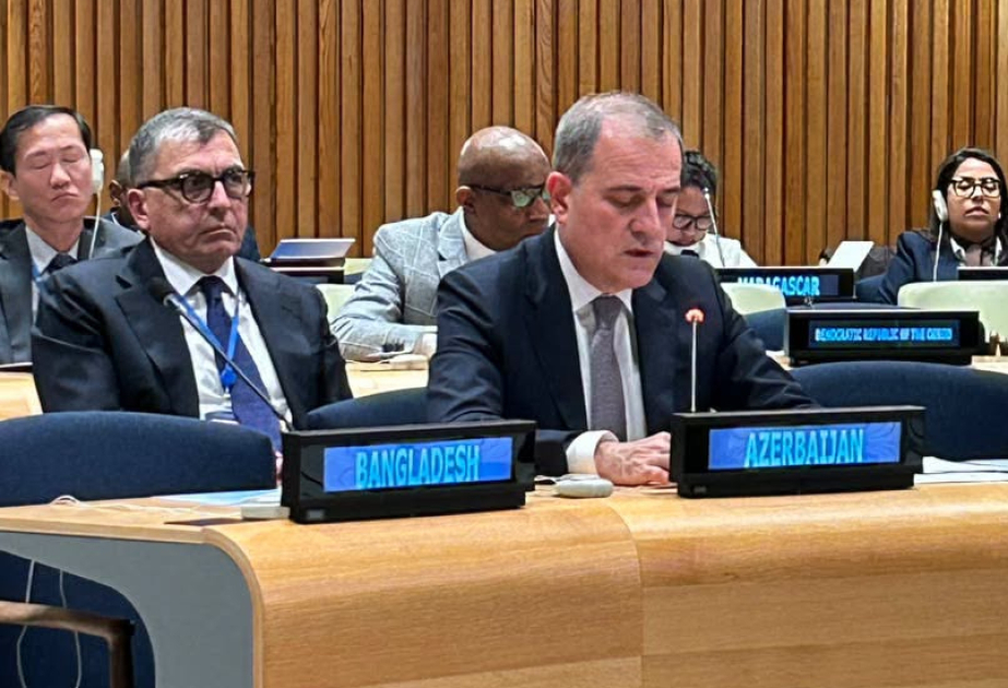 Jeyhun Bayramov addresses High-level Meeting of Global Development Initiative