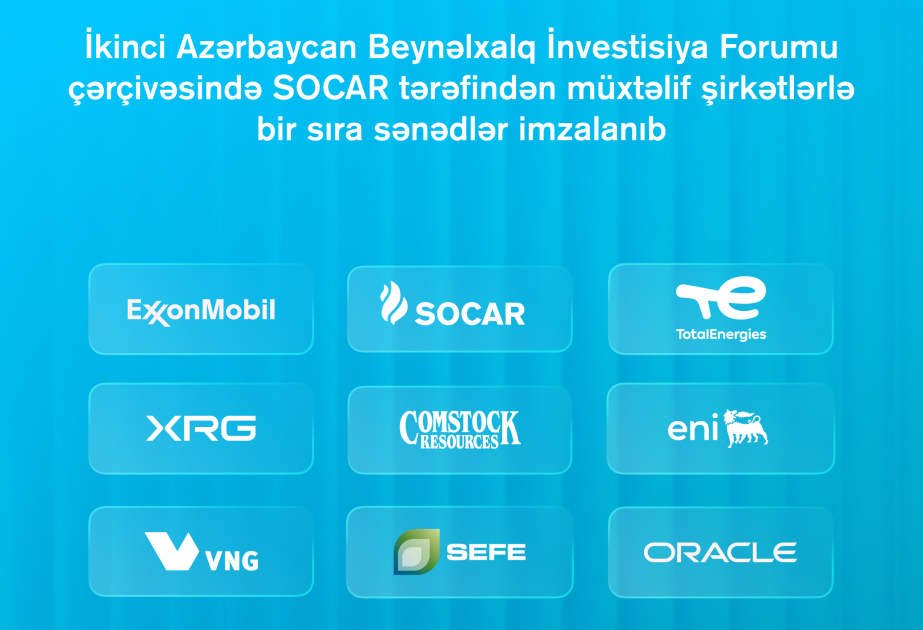 SOCAR İkinci Azərbaycan Beynəlxalq İnvestisiya Forumunda imzalanan sənədlərin detallarını açıqlayıb