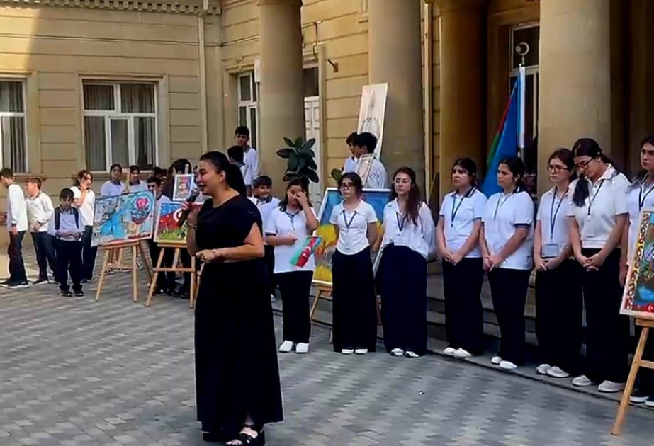 Şəhidlərin qəhrəmanlığı gənc tədqiqatçıların gözü ilə: 225 nömrəli məktəbdən nümunəvi təşəbbüs