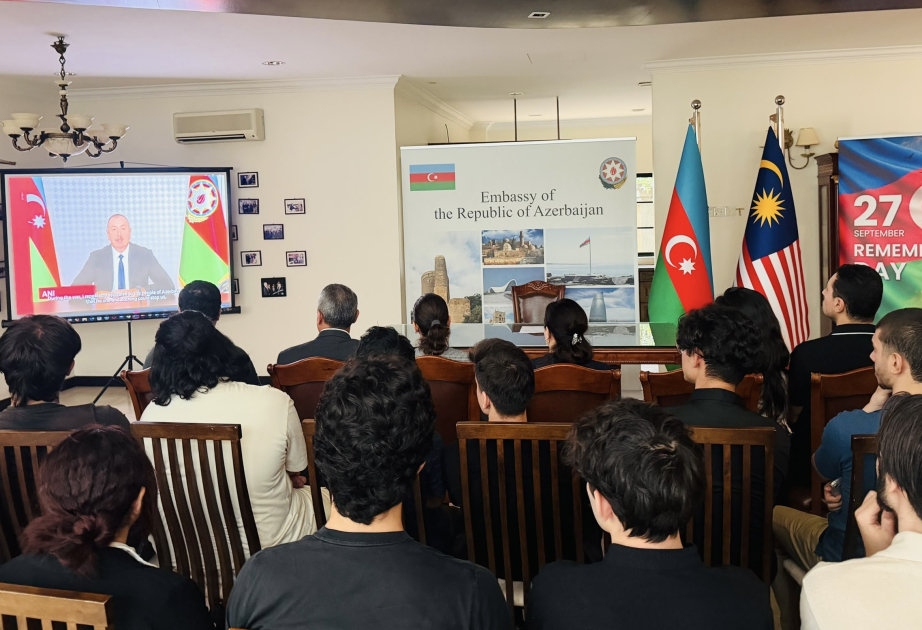 Malayziyada yaşayan Azərbaycan icması şəhidlərimizin xatirəsini yad edib