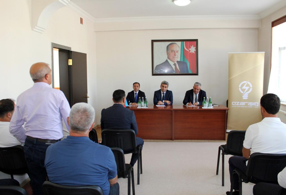 “Azərişıq” nümayəndələri Şərurda fermer və sahibkarlarla görüşüblər