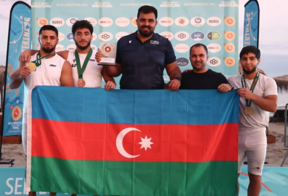 Azerbaijan claims team title at Beach Wrestling World Series Final in Greece