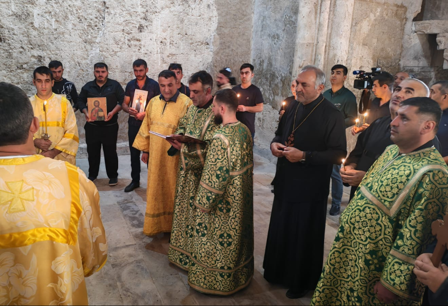 Azərbaycan Alban-Udi Dini İcmasının nümayəndələri Xudavəng Monastır Kompleksini ziyarət edirlər