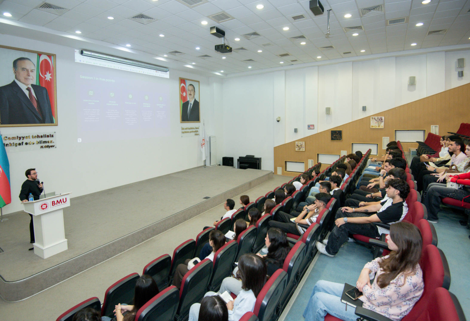 BMU-da tələbələr üçün sahibkarlıq və startap mədəniyyətinə dair təlim təşkil olunub