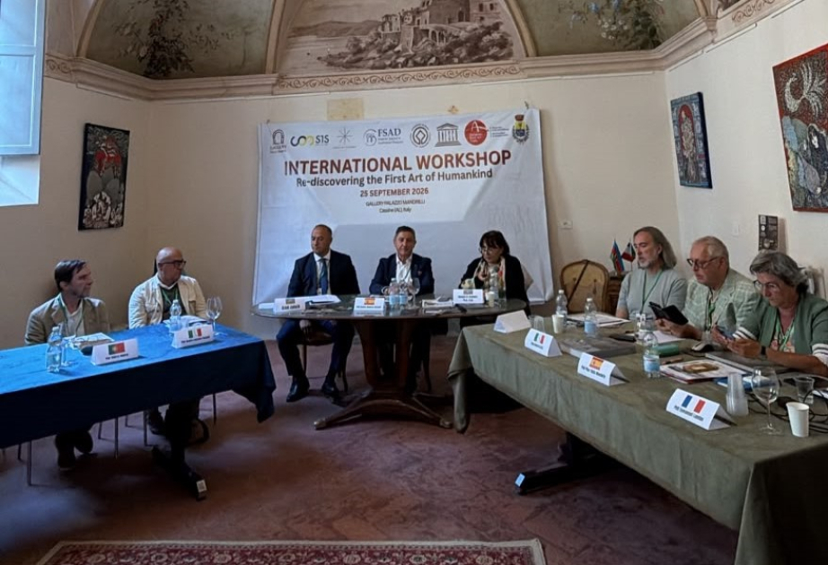 İtaliyadakı beynəlxalq seminarda Azərbaycanın qayaüstü sənət irsi və qədim kənd təsərrüfatı ənənələri təqdim olunub