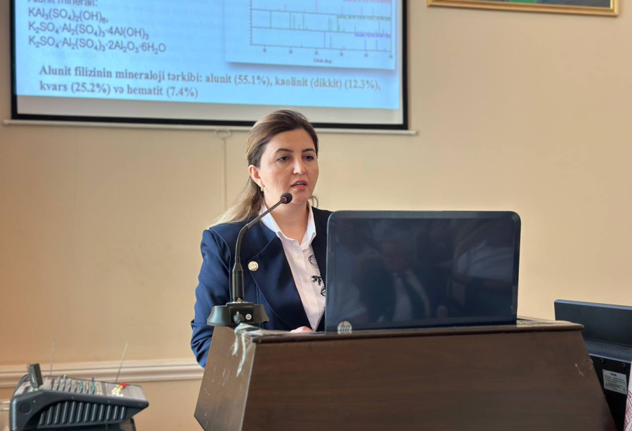 Kimya İnstitutunda alunit filizindən vanadiumun çıxarılması üzrə tədqiqat aparılıb