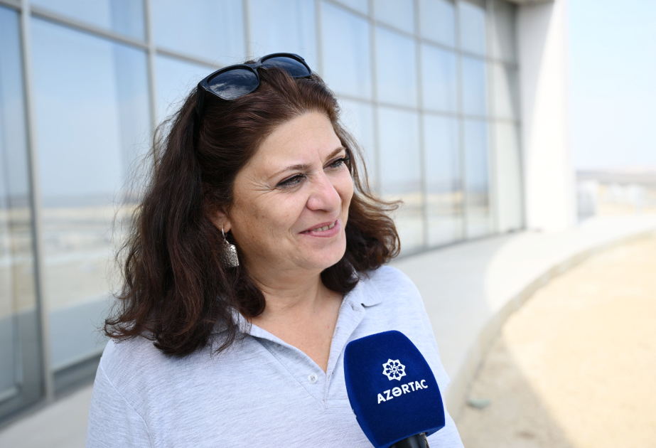 Sevinc Hacıyeva: Palçıq Vulkanları Kompleksinə dünyanın müxtəlif ölkələrindən turistlər gəlir