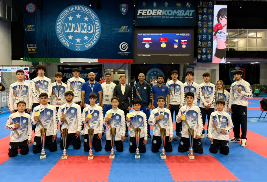 Aserbaidschanische Kickboxer gewinnen 16 Medaillen bei Weltmeisterschaft
