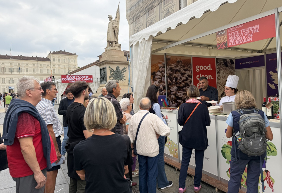 Azərbaycanın qastroturizm imkanları İtaliyada beynəlxalq festivalda təqdim olunub
