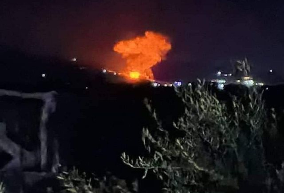 Suriyada sursat anbarında partlayış baş verib