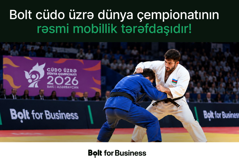 ®  “Bolt” cüdo üzrə dünya çempionatının rəsmi mobillik tərəfdaşıdır