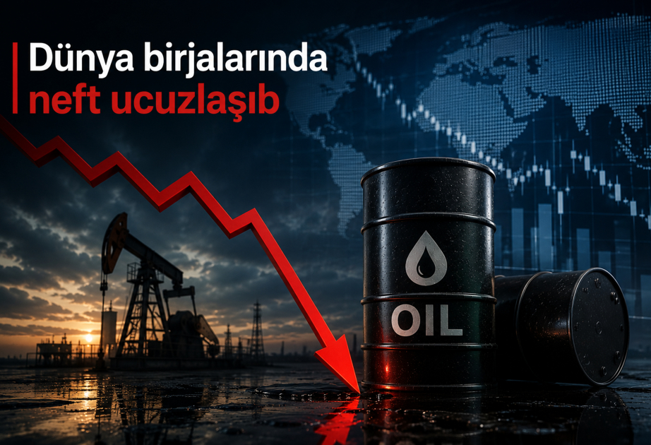 Birjalarda neft ucuzlaşıb