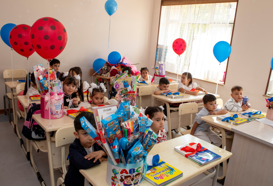 Naxçıvanda 142 ümumtəhsil məktəbində 179 məktəbəhazırlıq qrupu fəaliyyətə başlayıb - FOTOLAR