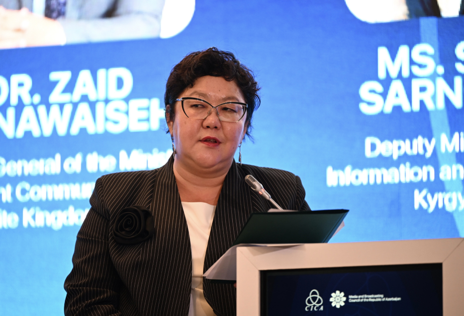 Salkın Sarnogoyeva: Media cəmiyyəti birləşdirən və mədəniyyətlərarası dialoqa rəvac verən vasitədir