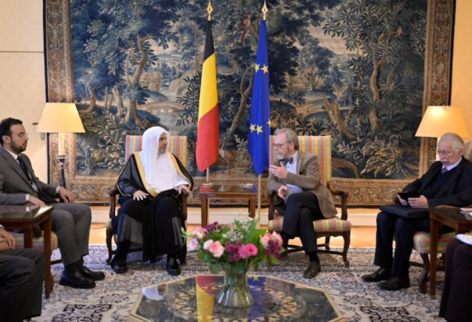 Le secrétaire général de la Ligue islamique mondiale rencontre le président du Parlement fédéral belge
