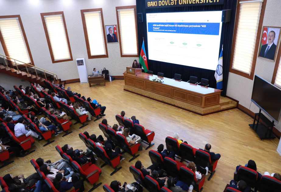 BDU tələbələri üçün “4Sİ Akademiyası – Milli Proqram”la bağlı məlumat sessiyası