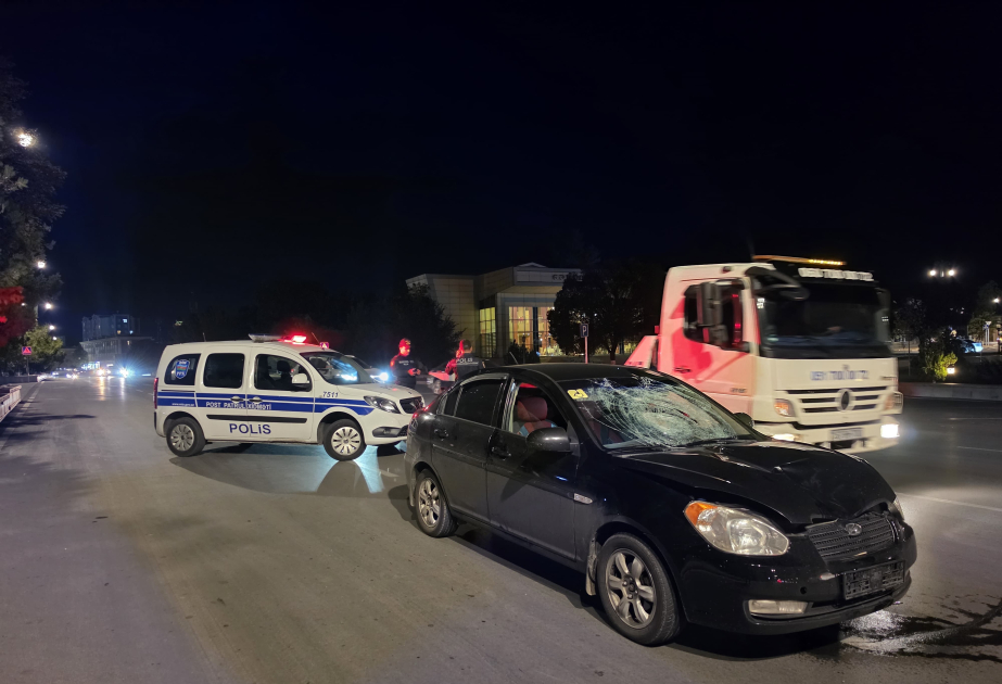 Naxçıvanda avtomobil piyadanı vurub