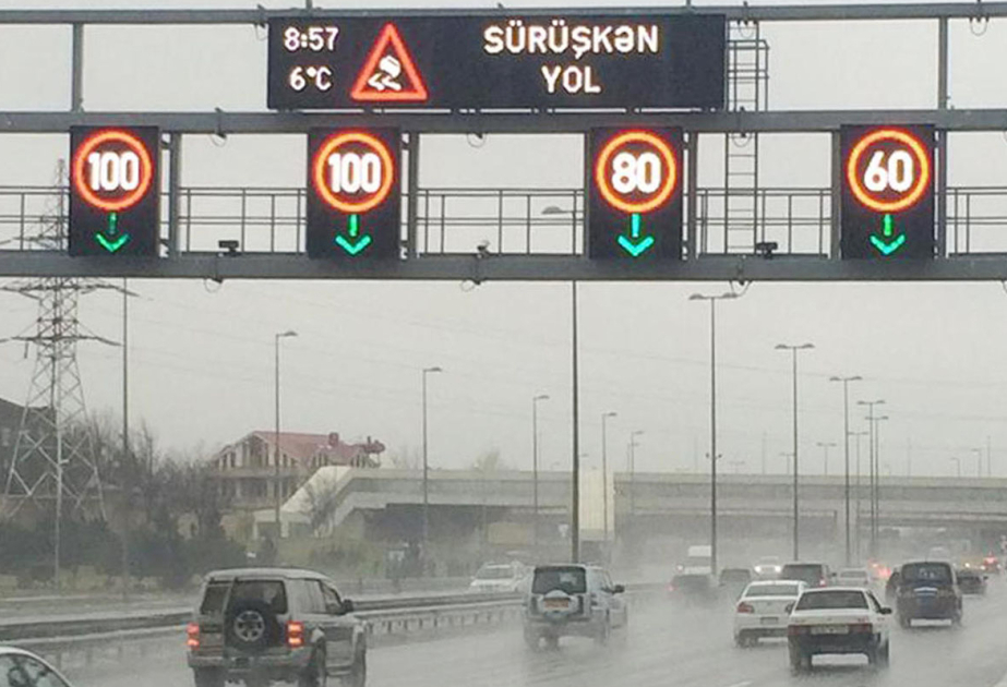 Bakının bəzi yollarında sürət həddi endirilib