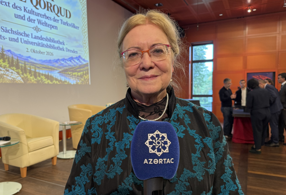 Professor Eva-Maria Aux: “Kitabi-Dədə Qorqud” Şərq və Qərb arasında möhkəm bir körpüdür