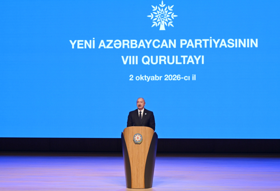 Prezidentin sosial şəbəkə hesablarında YAP-ın VIII Qurultayındakı çıxışı ilə bağlı videoçarx paylaşılıb