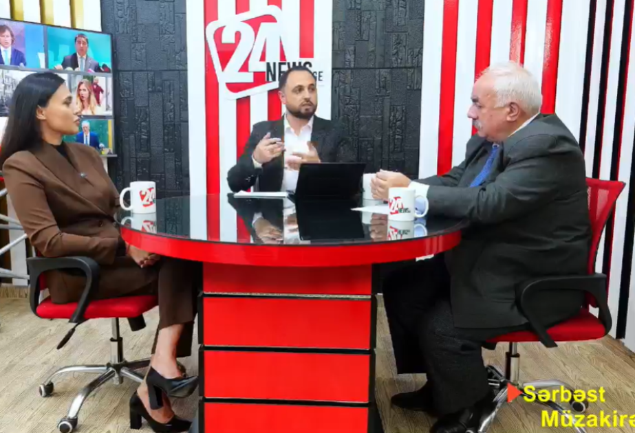 AZƏRTAC-ın xüsusi müxbiri Gürcüstan televiziyasında aparılan müzakirələrə qatılıb