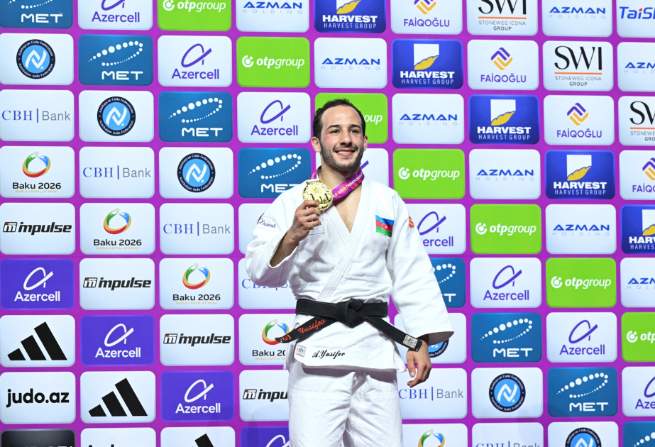 Azərbaycan cüdoçusu dünya çempionatında qızıl medal qazanıb YENİLƏNİB -2 VİDEO
