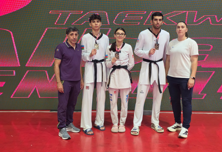 Azərbaycan taekvondoçuları beynəlxalq turnirdə 4 medal qazanıblar