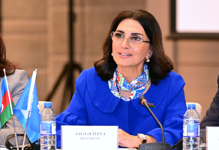 Jalə Əliyeva: Qadınların parlamentdə təmsilçiliyi son 20 ildə 11 faizdən 21 faizə yüksəlib
