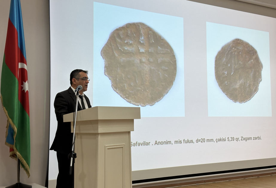 “Numizmatik irsdə təbiət izləri: Orta əsr sikkələrində fauna təsvirləri” mövzusunda mühazirə dinlənilib