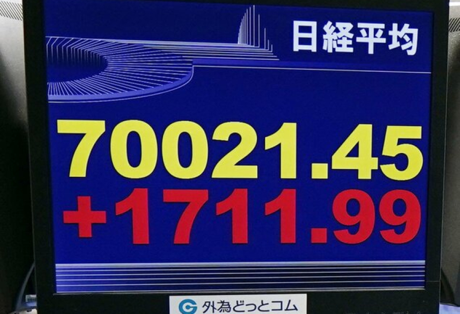 Nikkei stock index briefly tops 70,000 for 1st time since July