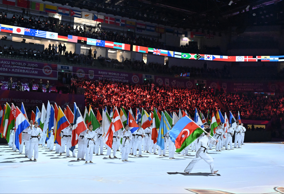 В Баку проходит церемония открытия чемпионата мира по дзюдо