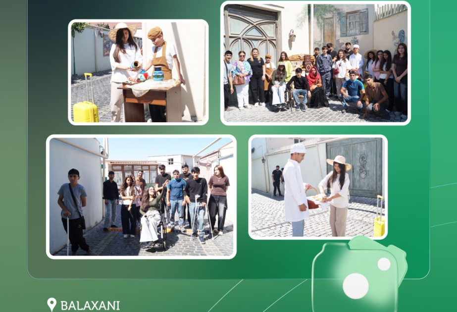 Əlilliyi olan gənclər Balaxanının tarixi məkanlarını ziyarət ediblər