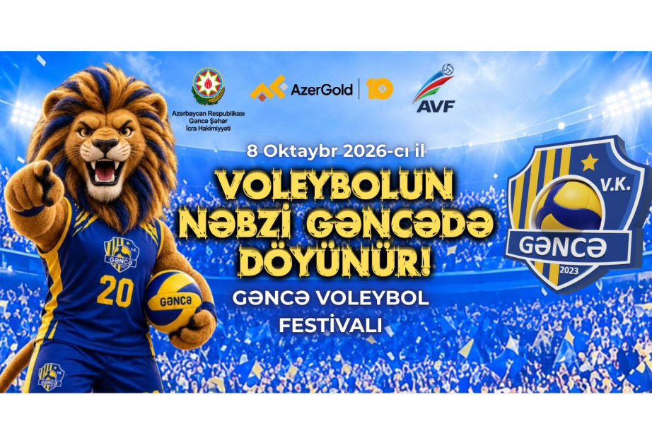 Gəncədə ilk dəfə voleybol festivalı keçiriləcək