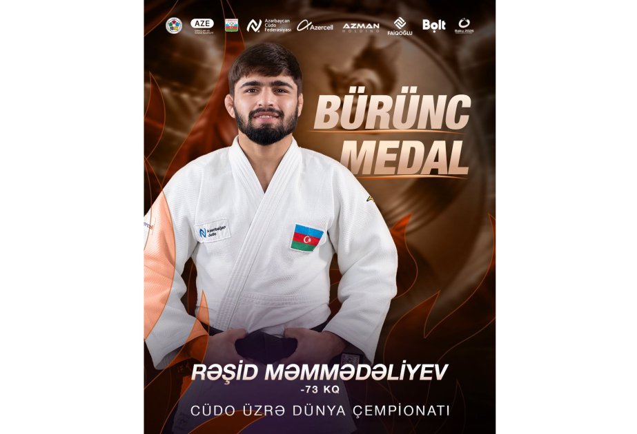 Azərbaycan cüdo üzrə dünya çempionatında növbəti medalını qazanıb