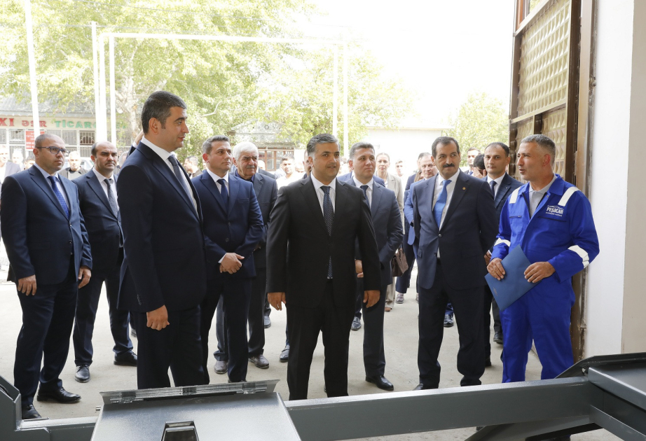"PeşəCar" layihəsi çərçivəsində növbəti klaster müəssisə istifadəyə verilib